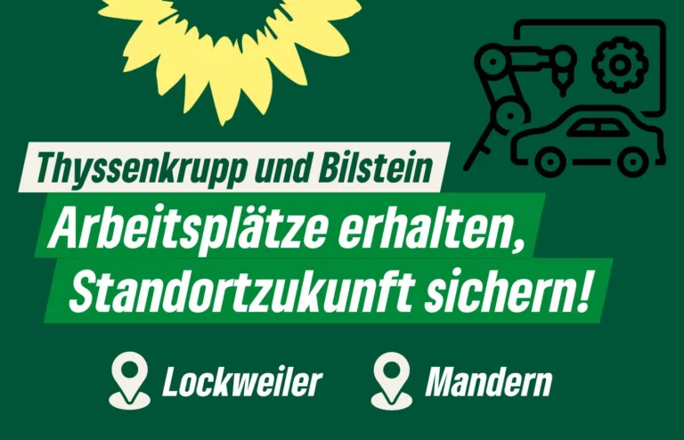 Gemeinsame Pressemitteilung zum geplanten Stellenabbau bei Thyssen-Krupp ABS in Lockweiler: